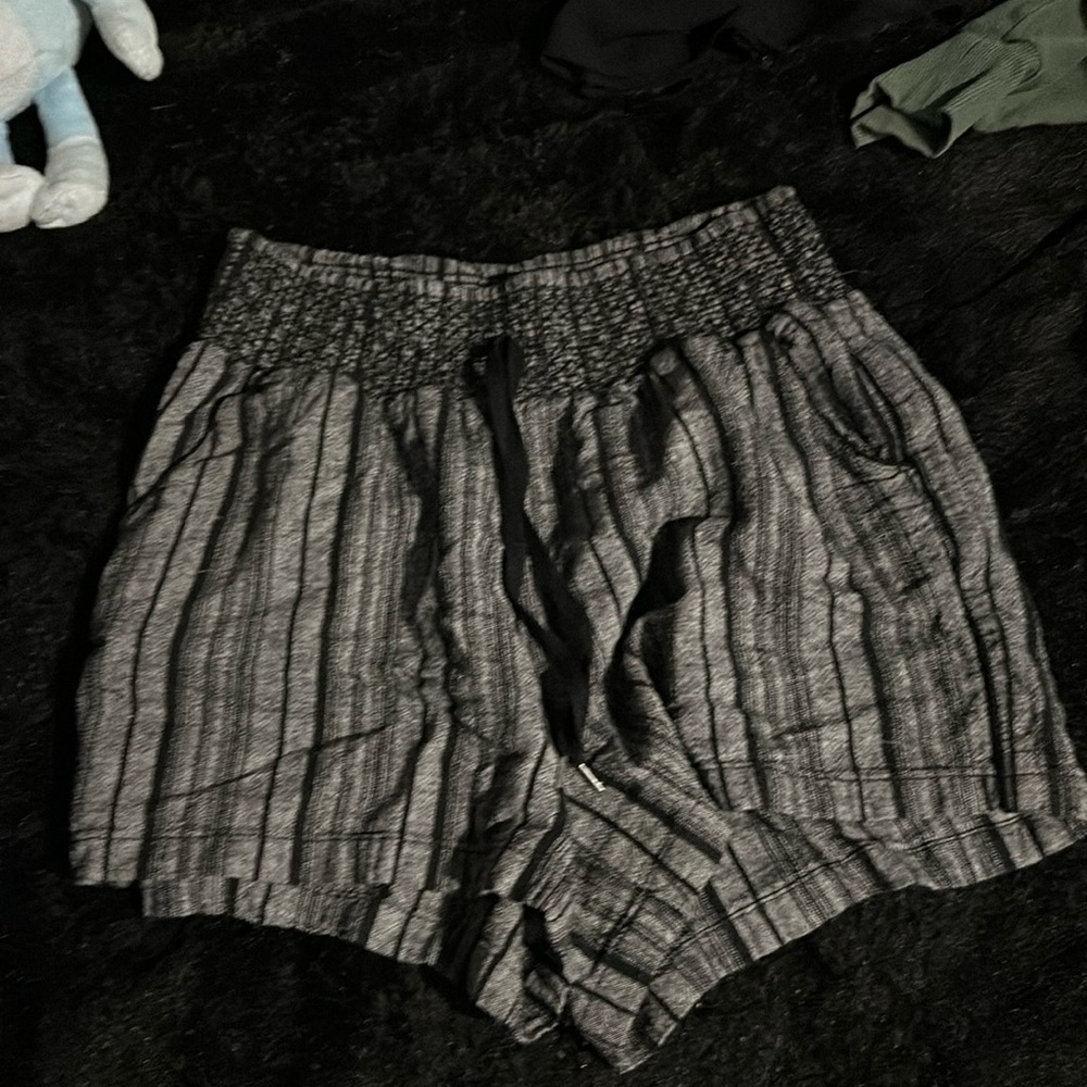 Women’s comfy shorts black and gray Maurice’s.